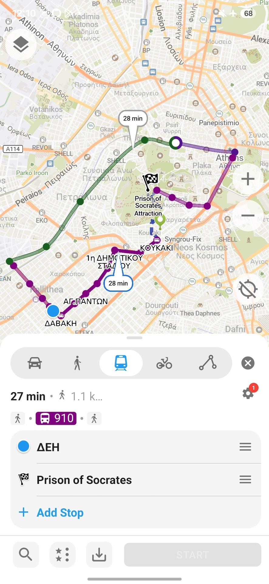 Find Alternative Routes Satellite imagery, public transport routes, alternate routes, new ...